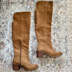 Lucky Brand Suede Over The Knee Boot
